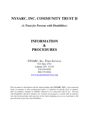 Cbc blood test - nysarc community trust ii