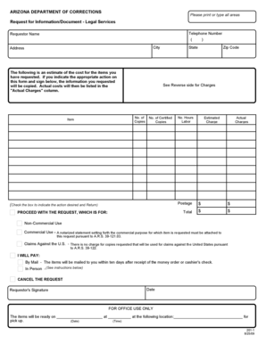 Arizona Request for Information Document