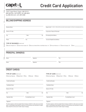 Credit Card Application