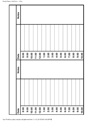 Hourly Planner with Notes -- 2 Day. New York pay rent or vacate eviction notice form