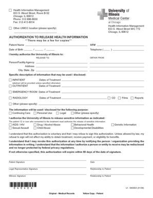 Authorization to Release Health Information