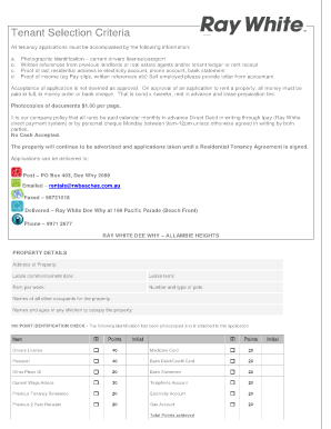 Download a Rental Application Form - Ray White Dee Why