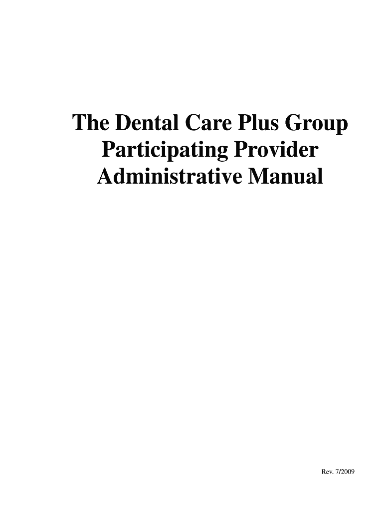 Fillable Online Delta Dental Benefits Handbook Fax Email Print pdfFiller
