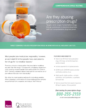 Comprehensive Drug Test Datasheet - Redwood Toxicology ...