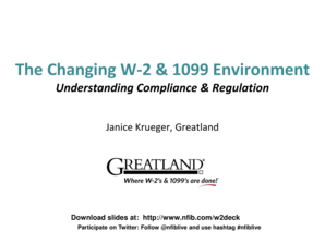 W-2 & 1099 Compliance Guide