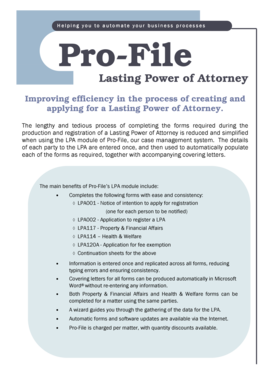 Lasting Power of Attorney