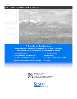 Colorado Individual Income Tax Form 104