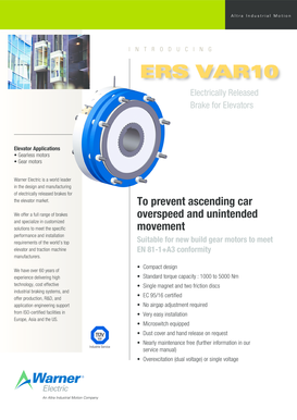 ERS VAR10 - Altra Industrial Motion Literature Portal