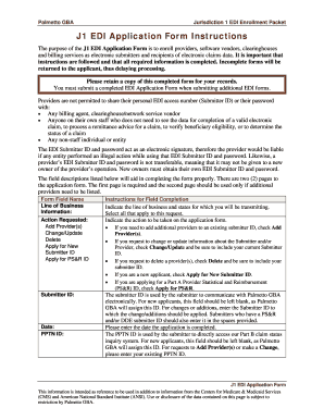 J1 EDI Application Form