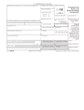 IRS Form 1099-B