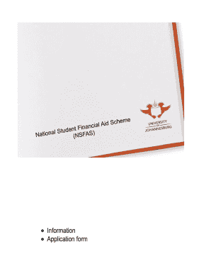 NSFAS Loan Application Form