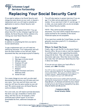 Ssn receipt number - ss5 form arkansas