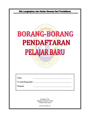 Student Registration Checklist