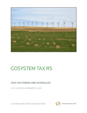 US Federal Tax Forms 1120 and 1120S