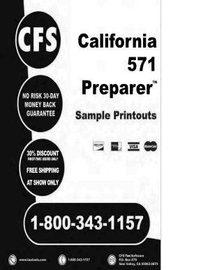 Sample Printout - CFS Tax Software, Inc.