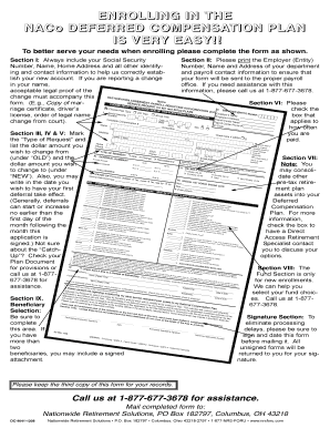 NACo Deferred Compensation Plan Enrollment Form