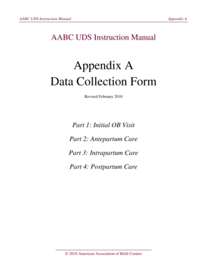AABC UDS Initial OB Visit Form