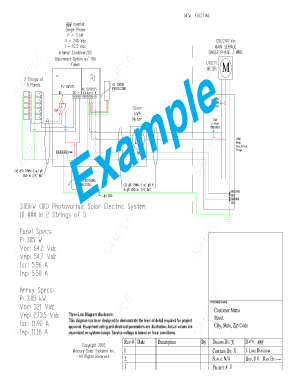 Three-Line Diagram Disclosure