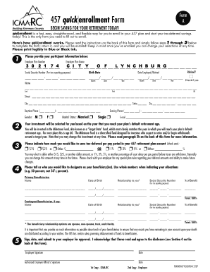 457 Plan Quick Enrollment Form