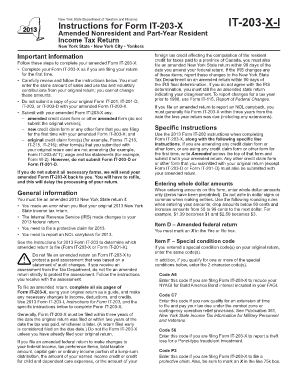 New York Amended Nonresident Income Tax Return