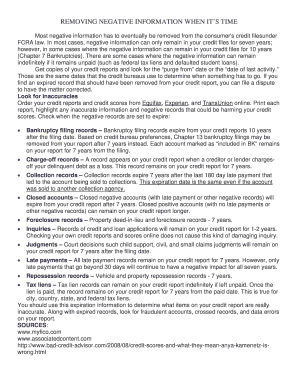Credit Report Dispute Letter