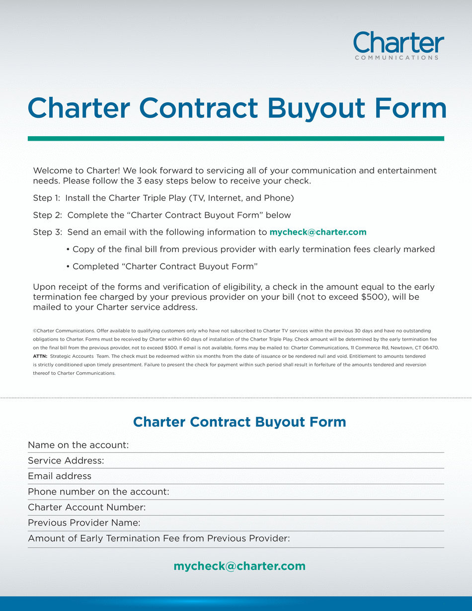 Boost Efficiency With Our Editable Form For Charter Contract Buyout Form