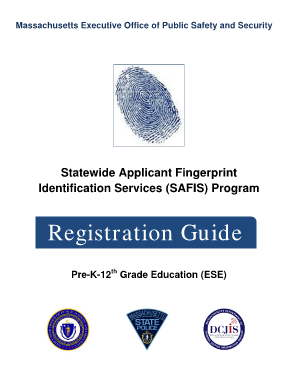 SAFIS Registration Guide - Waltham Public Schools - walthampublicschools