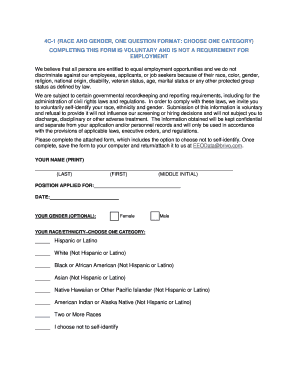 EEO Self-Identification Form