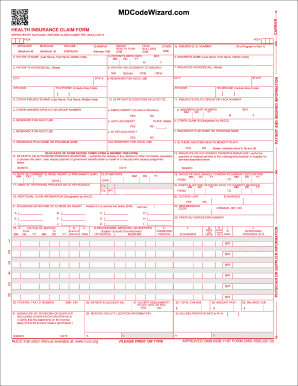 programs to print hcfa 1500 claim forms