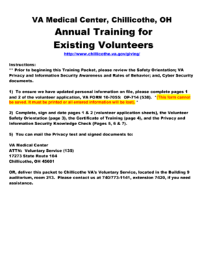 VA Volunteer Application Form