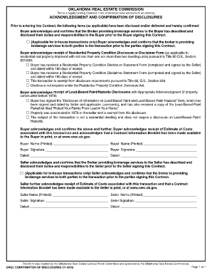 Oklahoma Residential Sale Contract