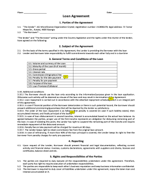Loan Agreement