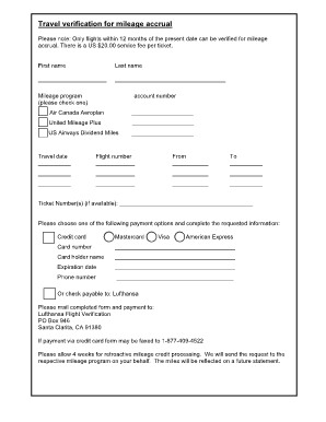 Travel Verification for Mileage Accrual
