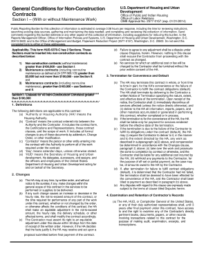 General Conditions for Non-Construction Contracts - cmha