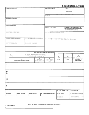 Commercial invoice template dhl - SHIPPER'S