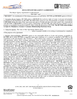 Exclusive Buyer Agency Agreement