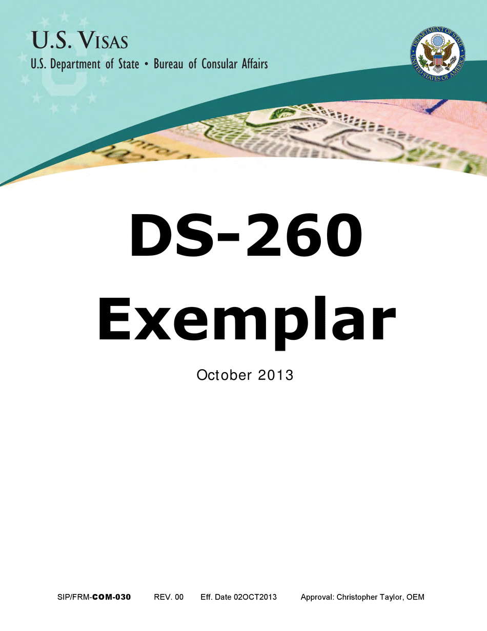 What Is Form Ds 260 Used For Retchampion