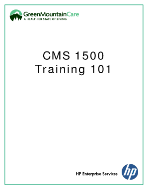 CMS 1500 Vermont Medicaid Claim Form