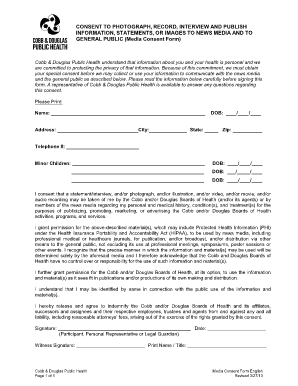 Media Consent Form