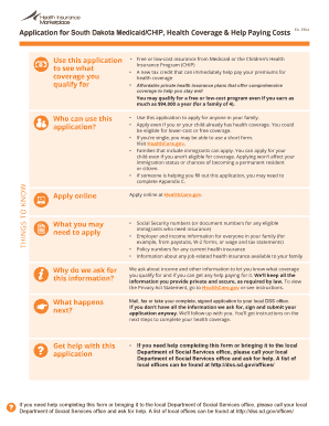 South Dakota Medicaid/CHIP Application