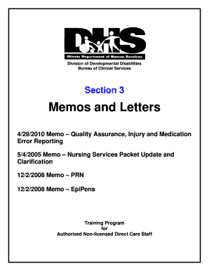 Illinois Medication Error Report Form