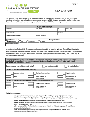 Michigan Student Teacher Intern Checklist