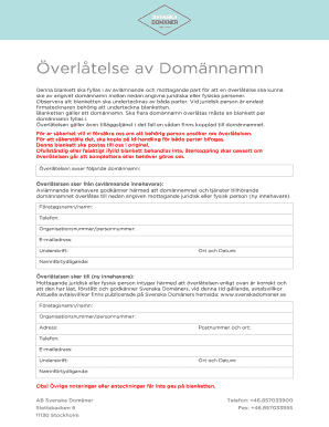 Domain Name Transfer Agreement