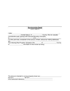 Survivorship Deed