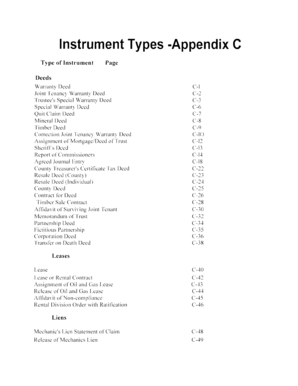 Warranty Deed Form