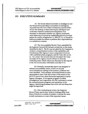 (U) EXECUTIVE SUMMARY - CIA - cia