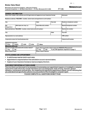 Minnesota Life Broker Data Sheet