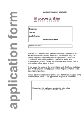 Job Application Form