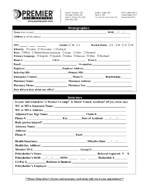 Patient Intake Form