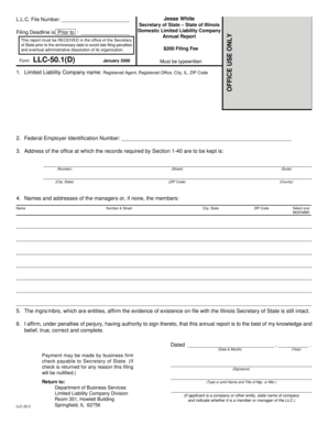 Illinois Domestic LLC Annual Report